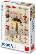 Puzzle Huby koláž 1000 dielikov
