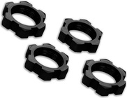 Traxxas matica kolesa 17mm hliníková čierna (4)