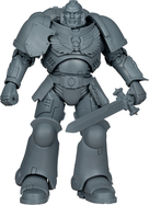 McFarlane figura Warhammer 40,000 Assault Intercessor Sergeant szürke