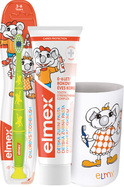 Elmex Gyermek készlet – fogkrém 50ml + fogkefe + pohár