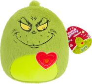 Squishmallows Fuzz-A-Mallows Grinch Grinch so srdiečkom
