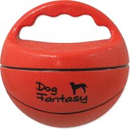 Hračka Dog Fantasy Ball lopta s rukoväťou pískacia 15cm