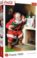 Trefl Puzzle 1000 Coca-Cola: Santa u krbu