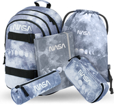 BAAGL SET 5 Skate NASA Grey: rucsac, penar, sac, dosar, husă