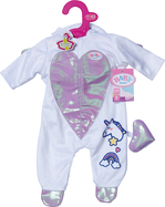 Zapf Baby Born Kostým Jednorožec fialový 43 cm