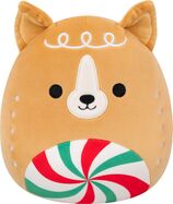 Squishmallows Perníkový corgi Louis, 13 cm