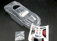 Carrosserie Traxxas transparente, autocollants : Nitro Rustler