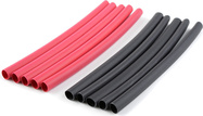 Zmršťovacia bužírka 3.2mm červená + čierna (10)
