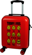 LEGO detský kufor PLAY DATE 46 cm, XS - LEGO minifigures, RED TODAY I FEEL
