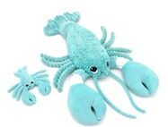 PTIPOTOS Plüsch-Hummer Iloveyou blau - Mama mit Baby