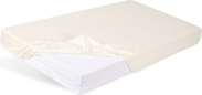 BABYMATEX Plachta napínacia Jersey 60x120cm ecru, slonová kosť