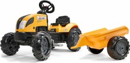 Falk Mighty Builder 2055L pedálos traktor utánfutóval