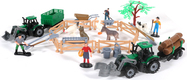 Farm készlet traktorokkal 20cm