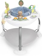 INGENUITY Jouet actif sauteur avec table 2-en-1 Bounce to Bloom™ Chambray