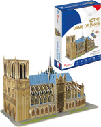 CubicFun - Puzzle 3D Katedrala Notre-Dame 53 delov