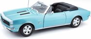 Maisto - 1967 CHEVROLET CAMARO SS 396 CONVERTIBLE, metal tyrkysový, 1:18