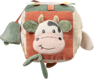 BABYONO Kocka sensorická Cow Bingo 0m+