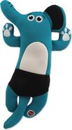 Hračka Dog Fantasy Water Float slon pískací a plávajúci tyrkysová 34cm