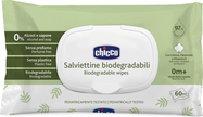 CHICCO Detské vlhčené utierky bez obsahu plastov 60 ks