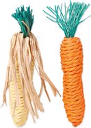 Hračka Trixie sisal mrkva, kukurica 15cm