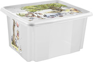 Úložný box s vekom velký "Winnie", Transparent II