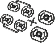 Központi differenciálmű kompozit TLR fogaskerekek: 22X-4