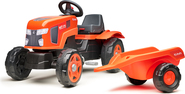 Falk Tractor de pedales Kubota con remolque