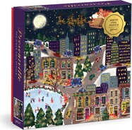 Galison Puzzle din folie Joy Laforme Orașul de Crăciun Presentville 500 piese