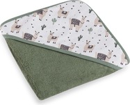 PETITE&amp;MARS Bambus-Handtuch mit Kapuze Loulou Llama Vibes 100 x 100 cm