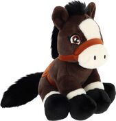 Keel Toys SE3496-1 Keeleco Pony beige – giocattolo ecologico in peluche 22 cm