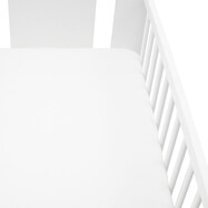 Jersey prestieradlo do postieľky New Baby 120x60 biele