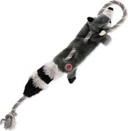 Hračka Dog Fantasy Skinneeez medvedík čistotný s povrazom 57,5cm