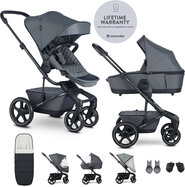 EASYWALKER Set XXL kočík kombinovaný Harvey5 Premium Mineral Grey s príslušenstvom