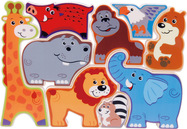 Wildes Safari-Puzzle