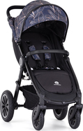 PETITE&amp;MARS Kočík Street+ Air Black + Strieška Limited 100 Palmtree