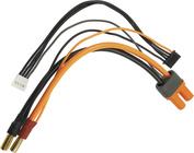Spektrum nabíjací kábel IC5 batérie - 5mm samec pozlátený 15cm