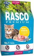 Krmivo Rasco Premium Kitten kura s čučoriedkou 2kg