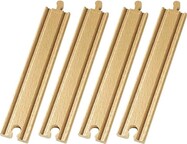 Brio Stredné koľajnice rovné, 144 mm, 4 ks