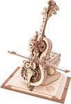 RoboTime 3D drevené mechanické puzzle Čarovné violončelo (elektrický pohon)