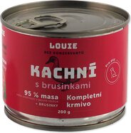 Konzerva LOUIE kačacie s brusnicami, vitamínmi a minerálmi 200g