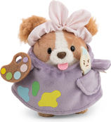 NICI peluche MyMochi Cocker Spaniel Brushy 8 cm con pennello e costume da pittore, confezione regalo