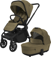 Set športový kočík Move Cross 5 + hlboká korba XL 5 + adaptéry, Toffee Brown