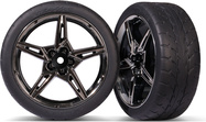 Traxxas koleso 1.9", čierno chrómovaný disk, pneu Response (2) (predné)