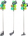 Golfová sada 1ks palica 60cm + 4ks loptička kov/plast