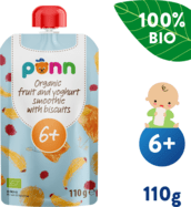 SALVEST Ponn BIO Ovocné smoothie s jogurtom a sušienkami (110 g)