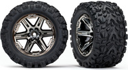 Traxxas kolo 2.8", disk RXT čierny chróm, pneu Talon Extreme (pár) (zadný)