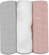 LIONELO Bambusové plienky Bamboo Set Rainbow, 3 ks