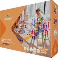 Cleverclixx Mágneses versenypálya Pasztell – 80 db
