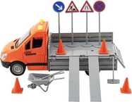 Auto cestná údržba plast 25cm na zotrvačník na batérie so zvukom so svetlom