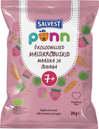 SALVEST Ponn BIO Chrumky jahodové 20 g
